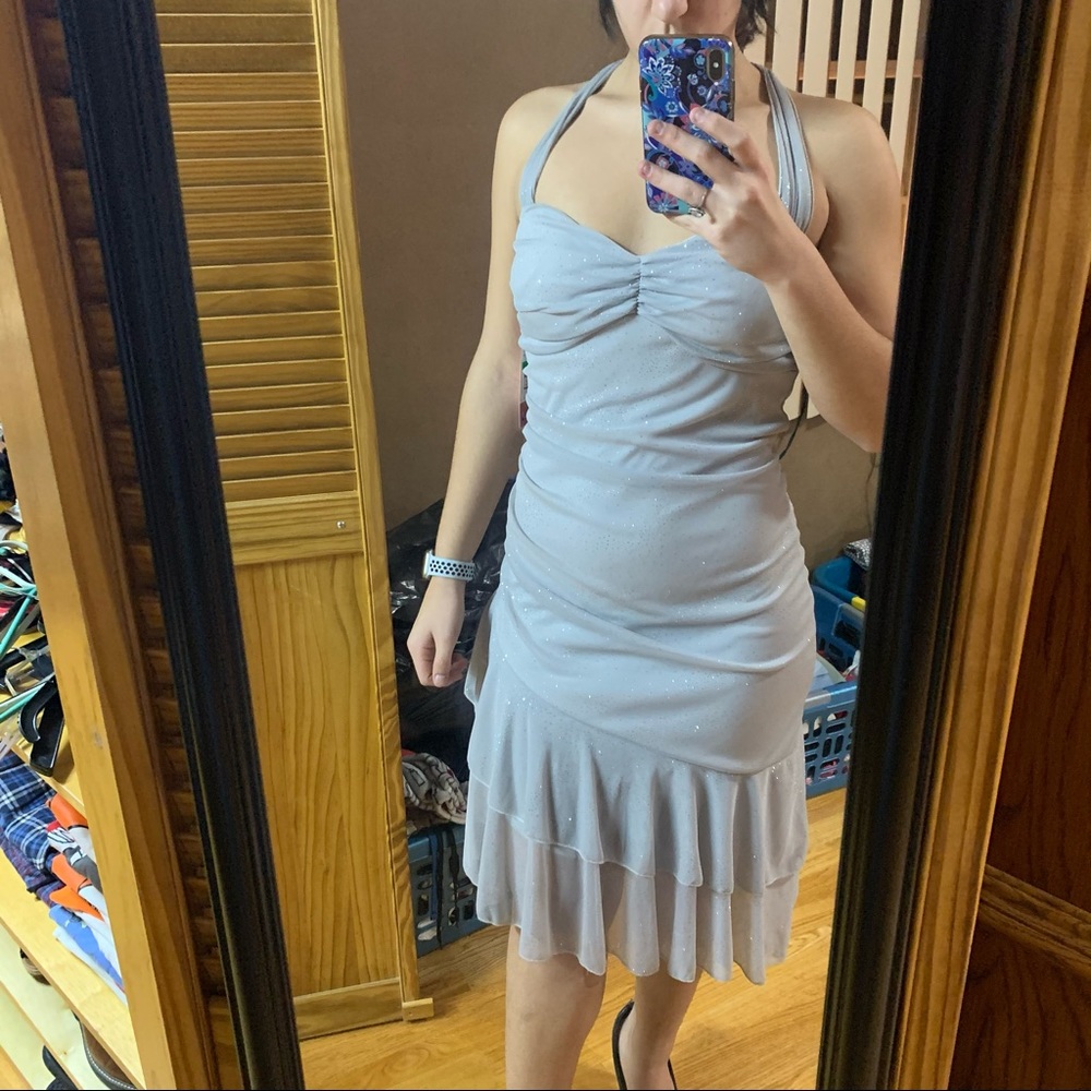 Silver Formal Dress
